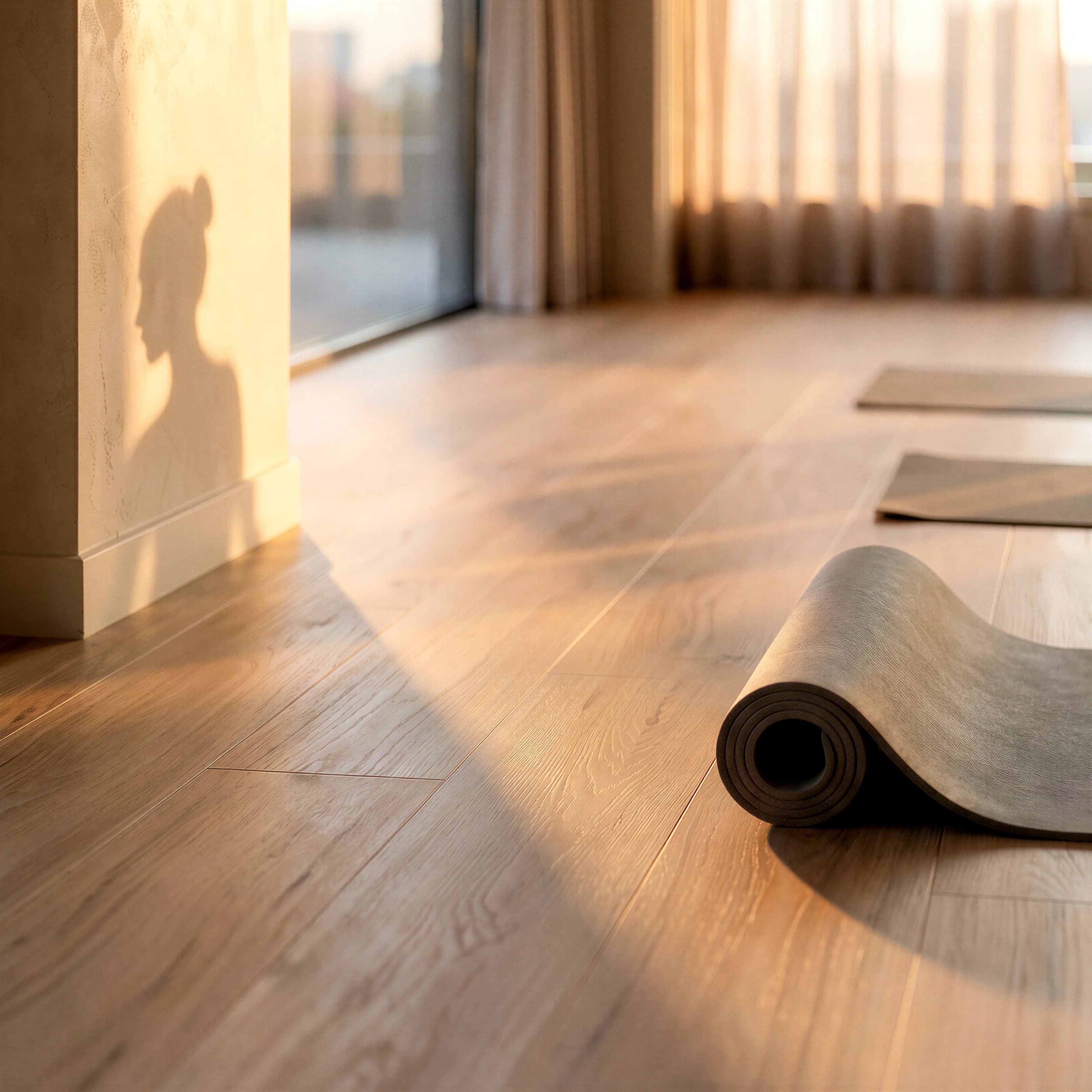 Fitness- en yogaruimte